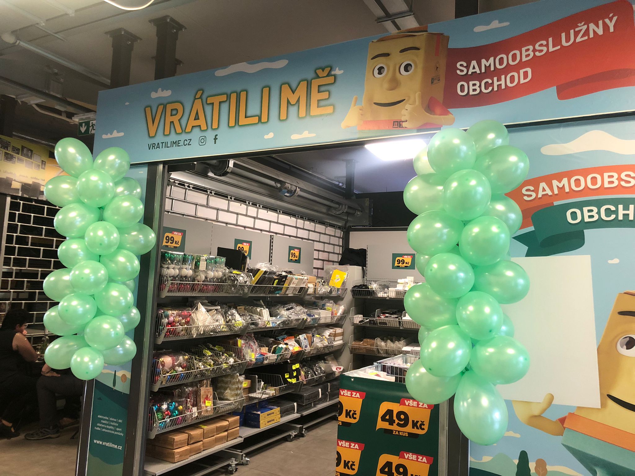 Vrátili mě — otevření pobočky